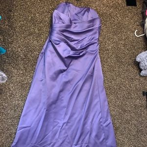 Purple bridesmaid dress
